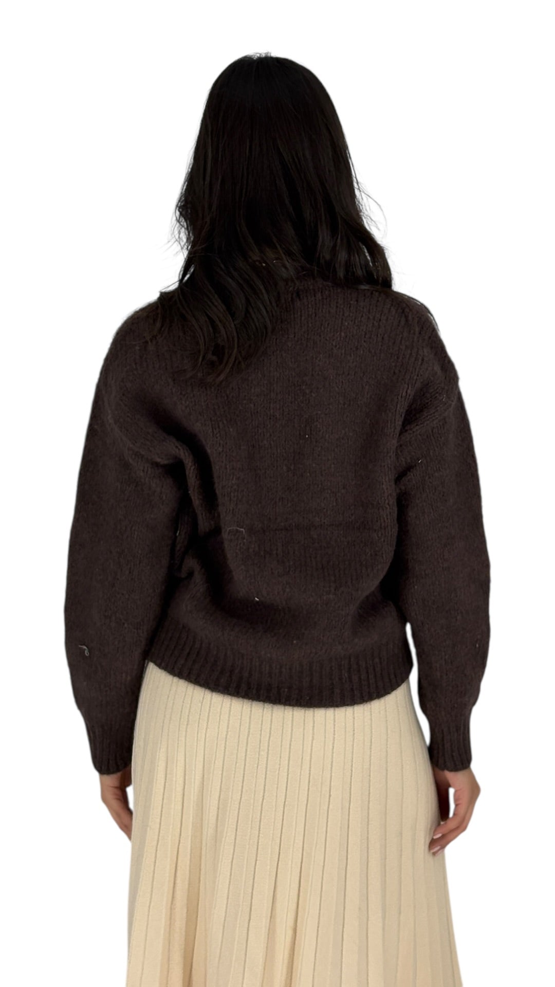 Aditi Brown Cardigan