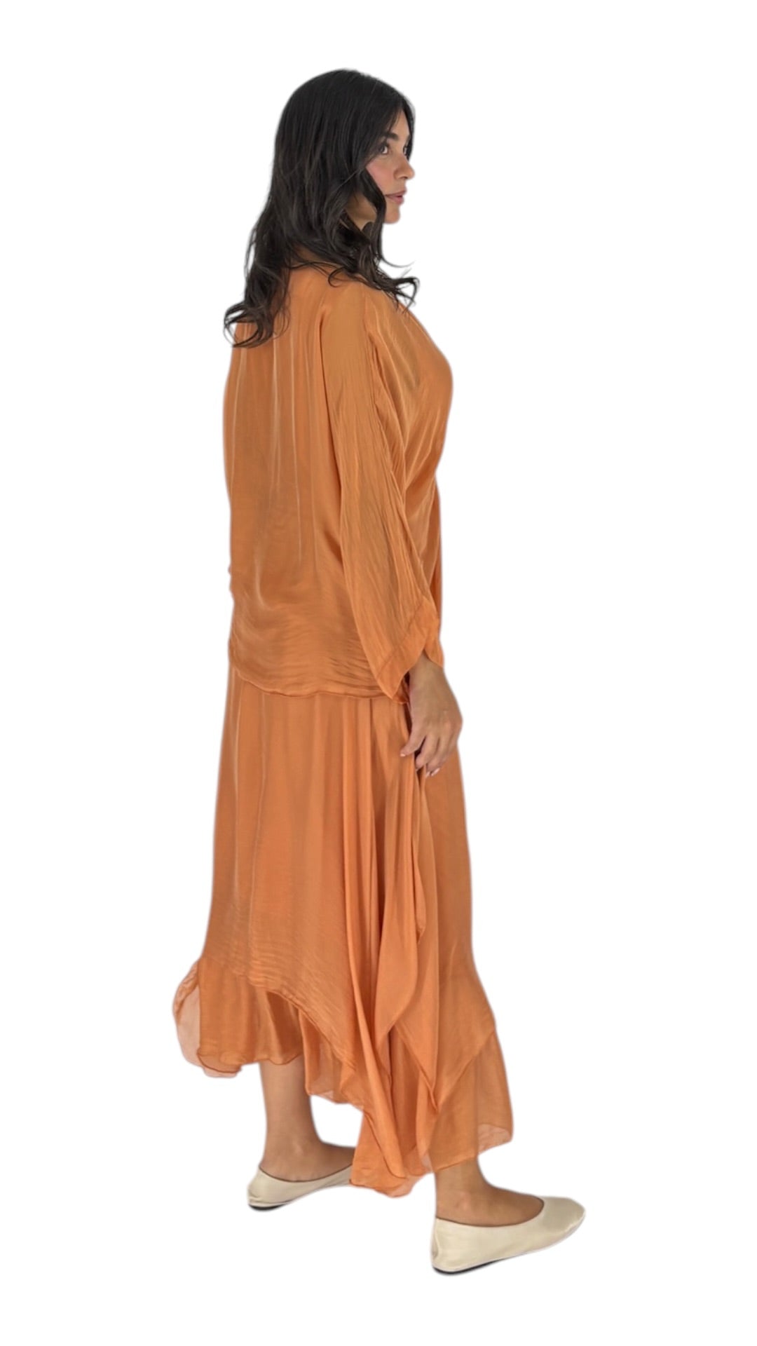 Mena Terracotta Skirt