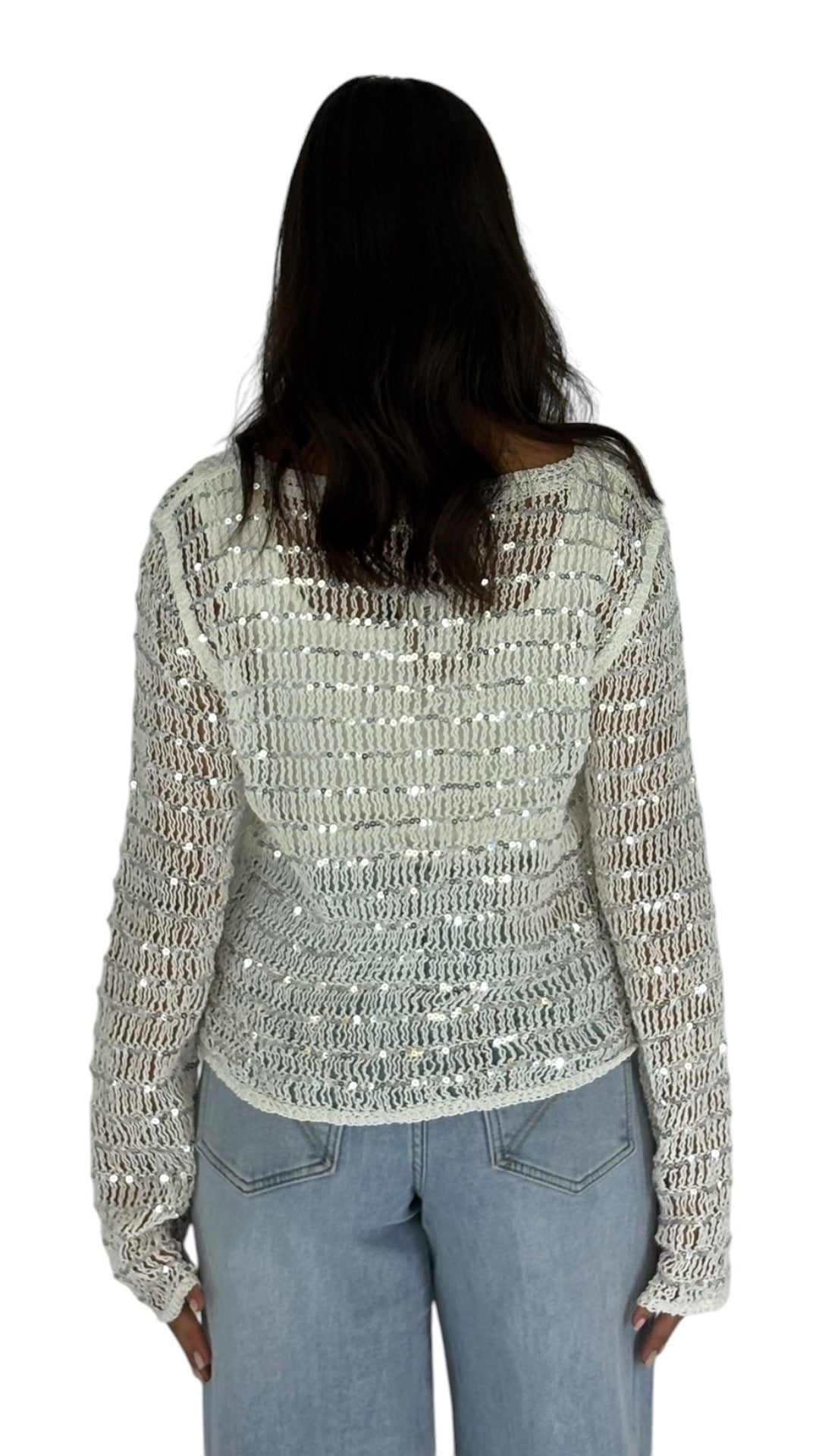 Larin White Cardigan