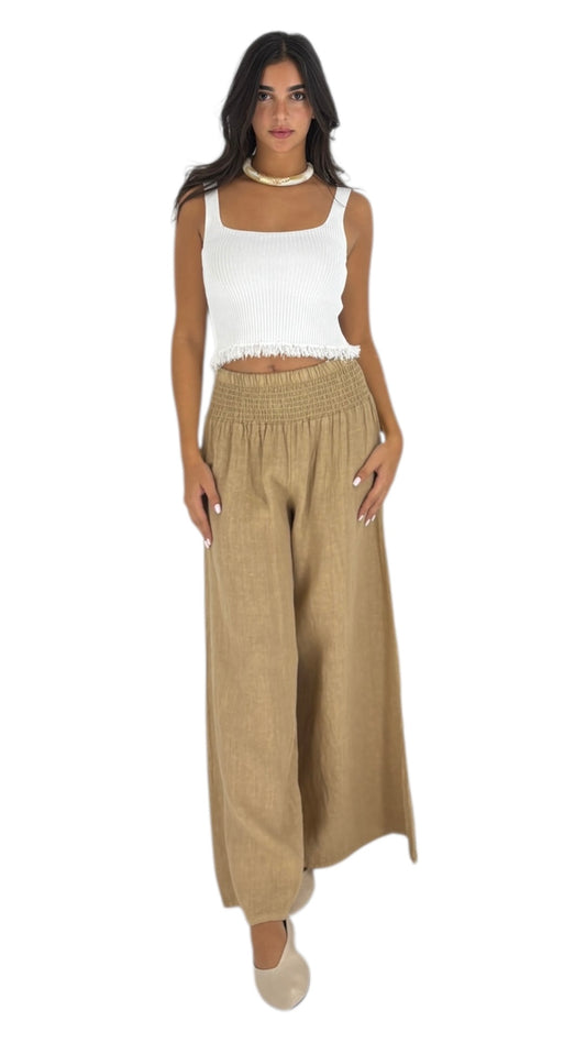 Wolfi Camel Pants