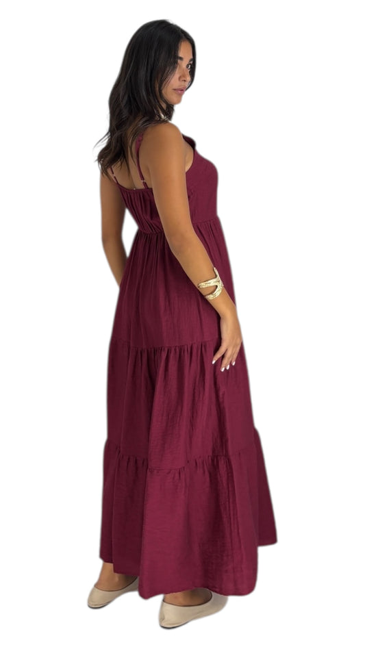 Dolly Maroon Dress