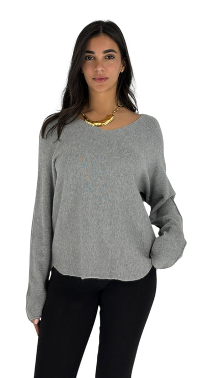 Carmen Grey Sweater