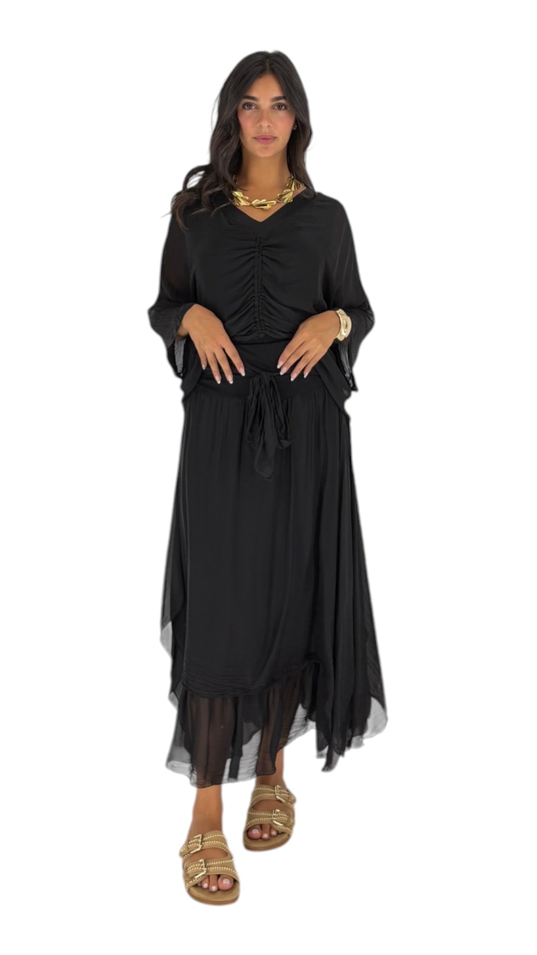 Mena Black Skirt