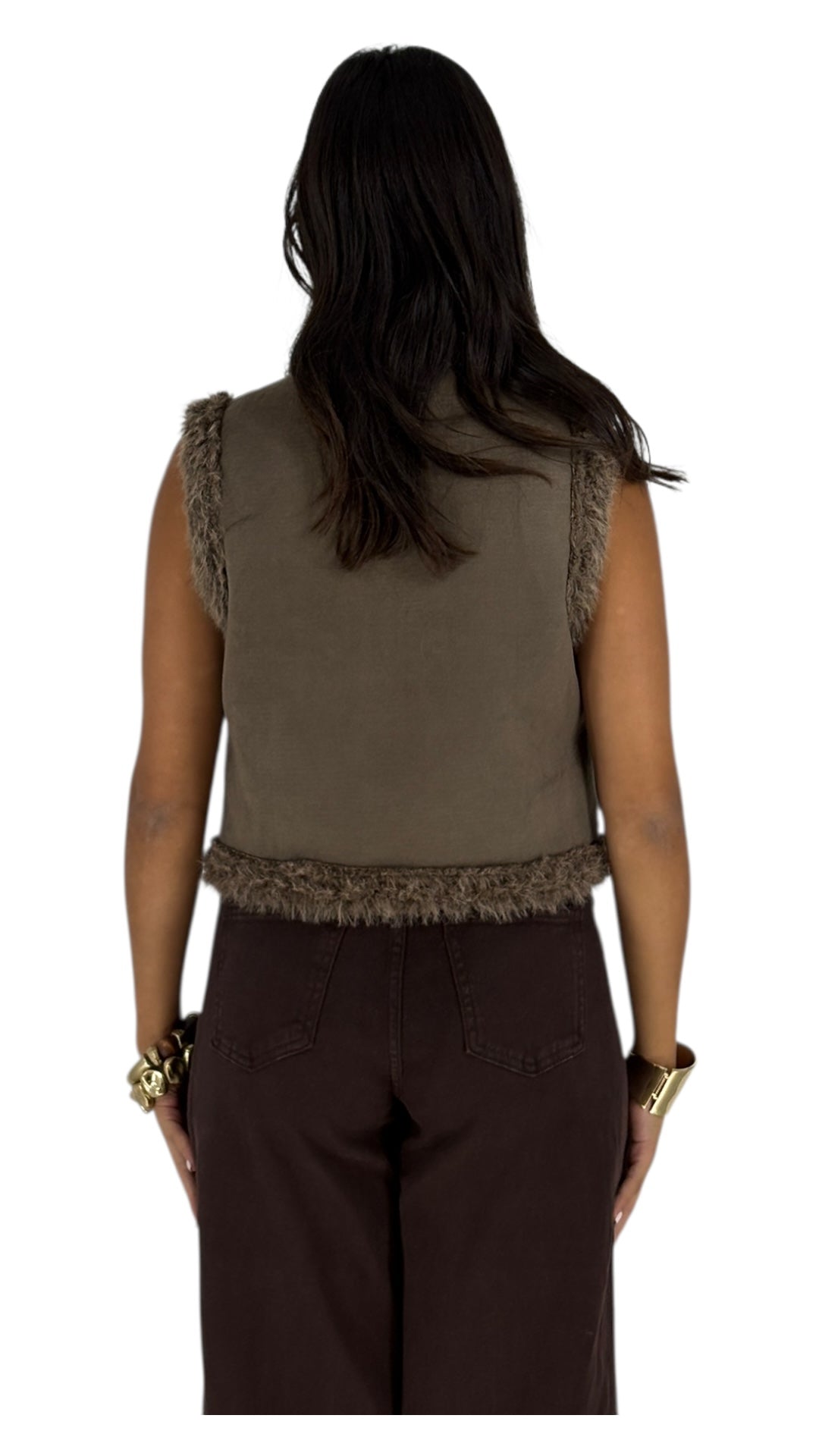 Meral Taupe Vest