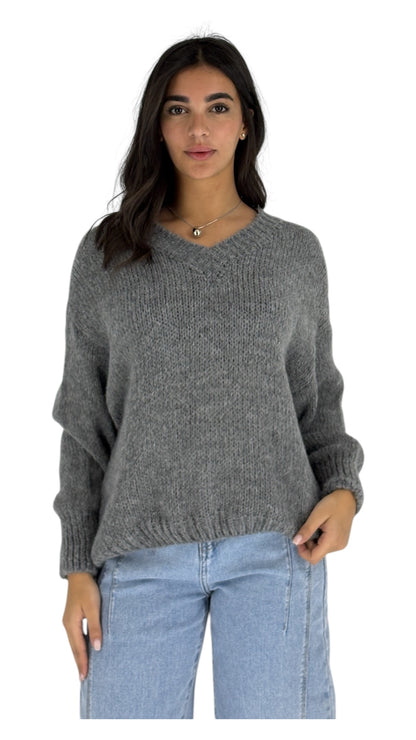 Nazli Grey Sweater