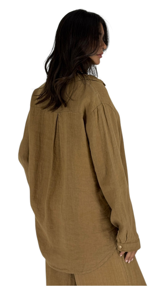 Sharon Camel Shirt