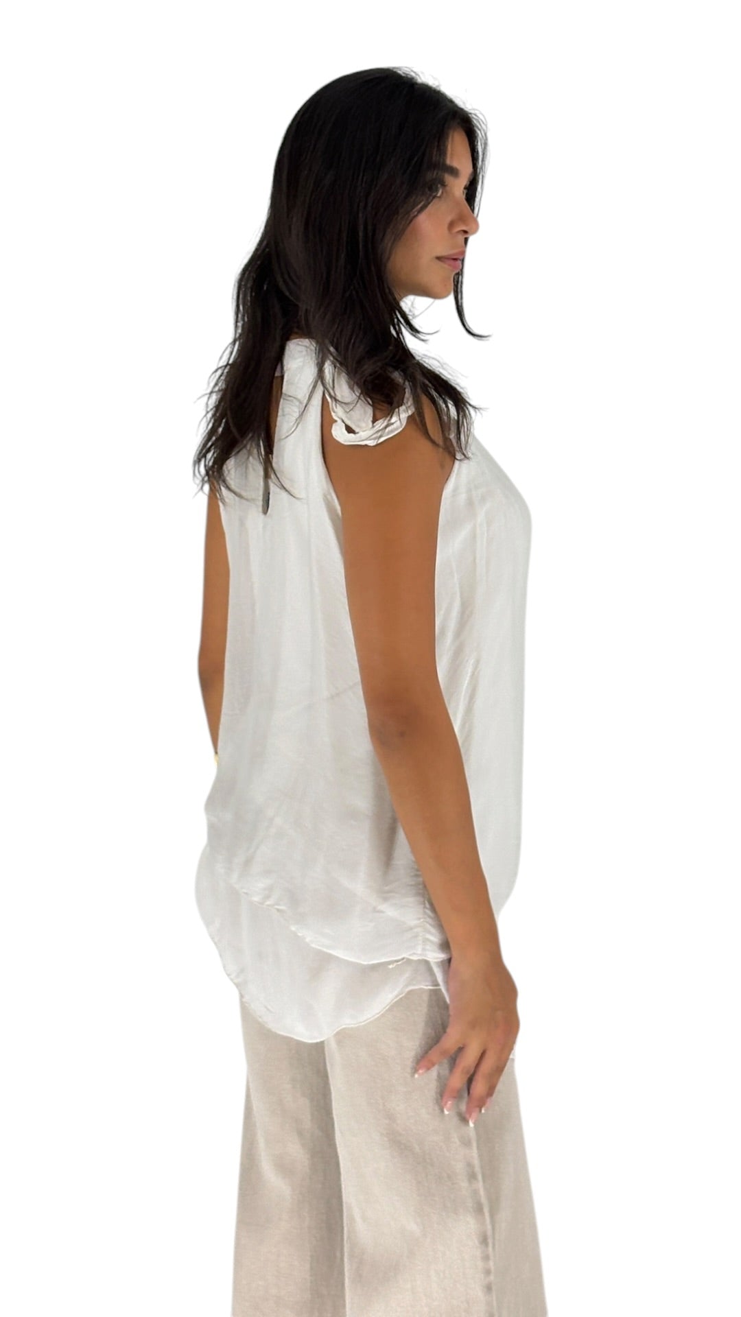 Zarek Cream Top