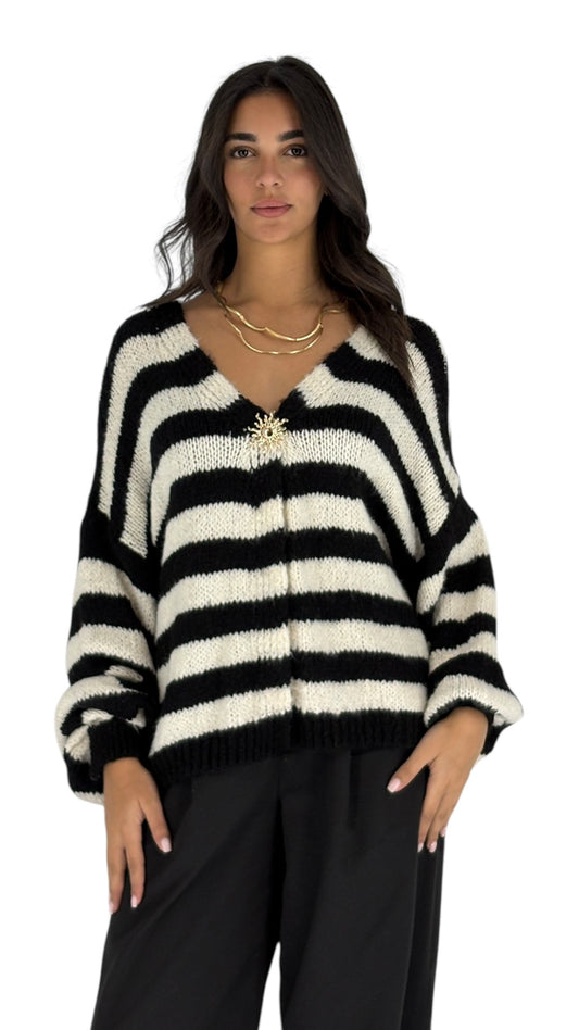 Dahn Black Cardigan