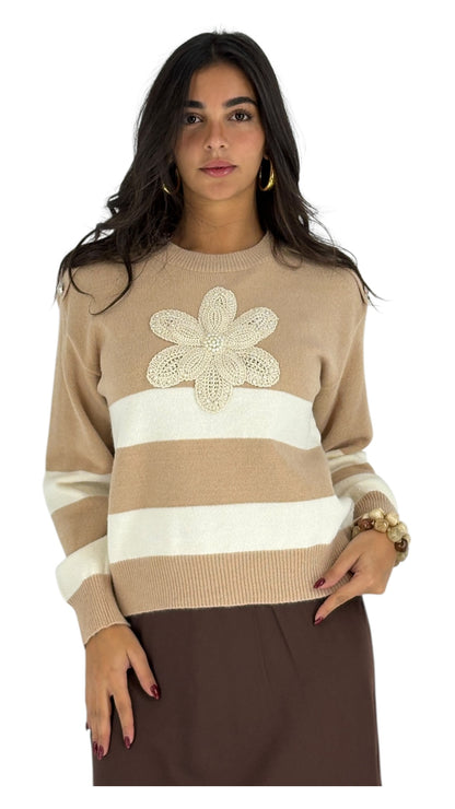 Floria Camel Sweater