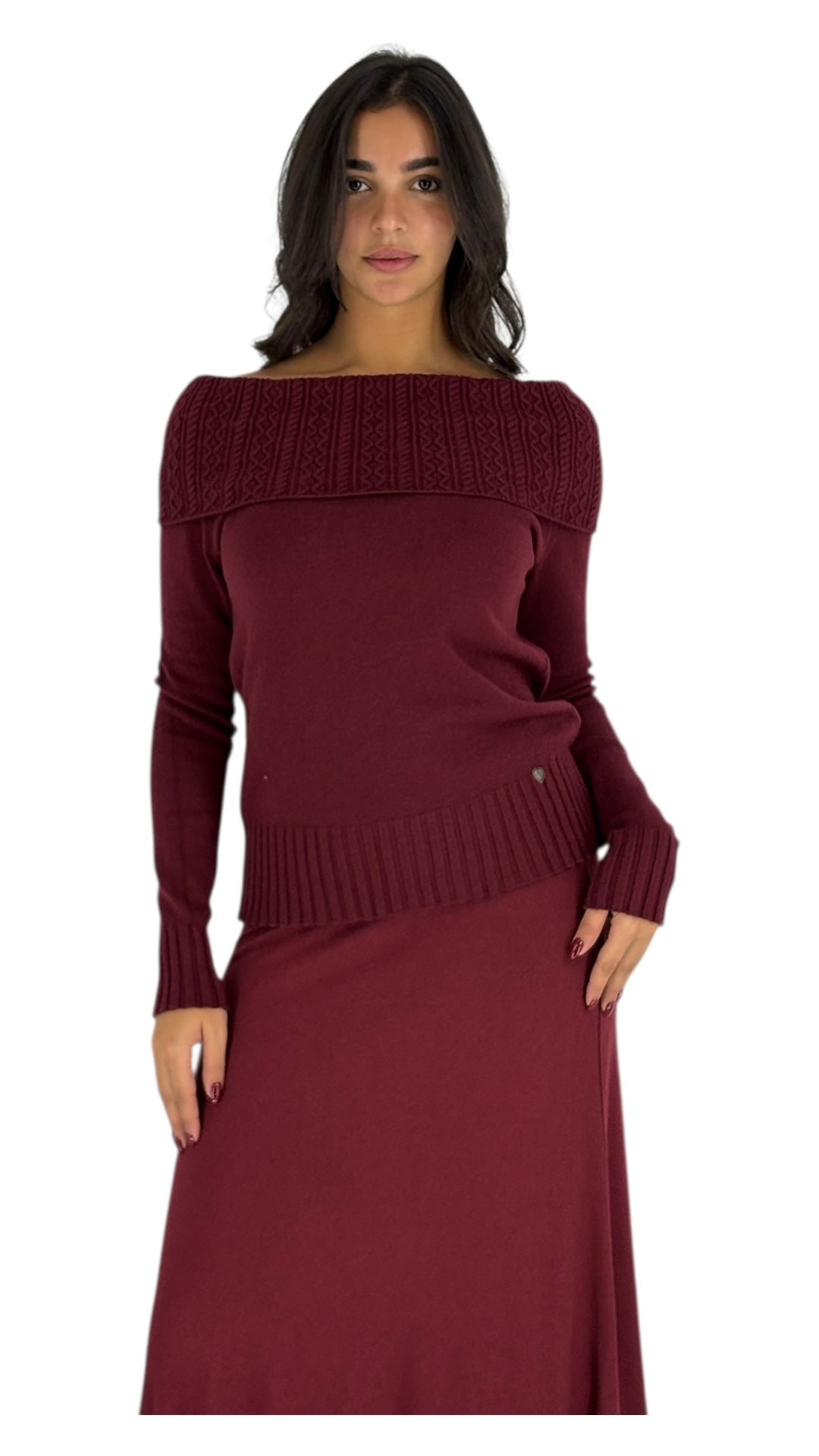 Dalida Maroon Sweater