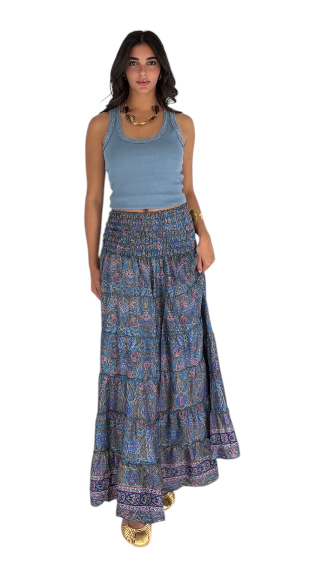 Darma Navy Skirt