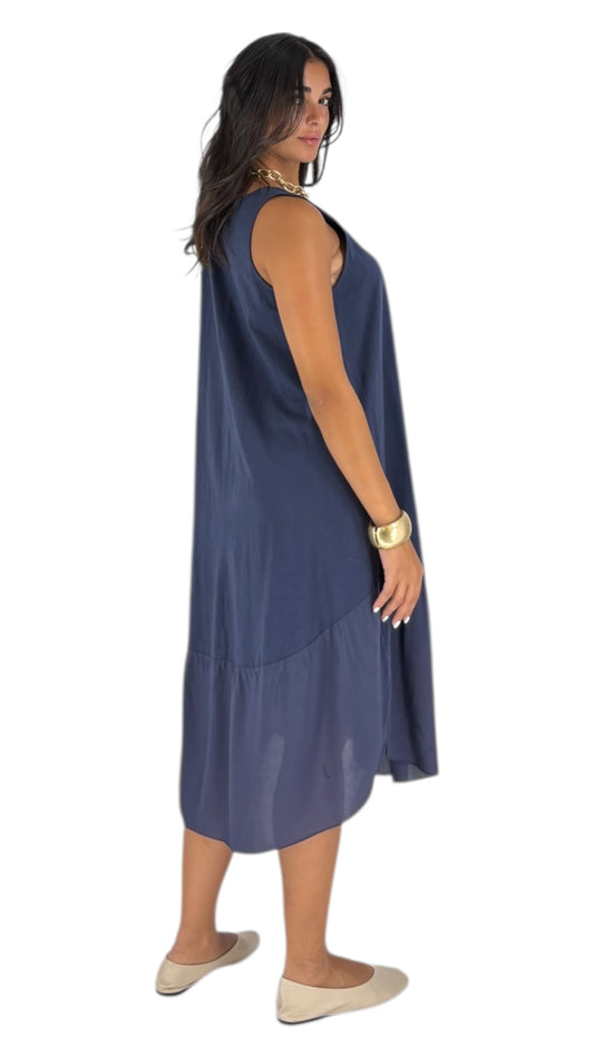 Cain Navy Dress