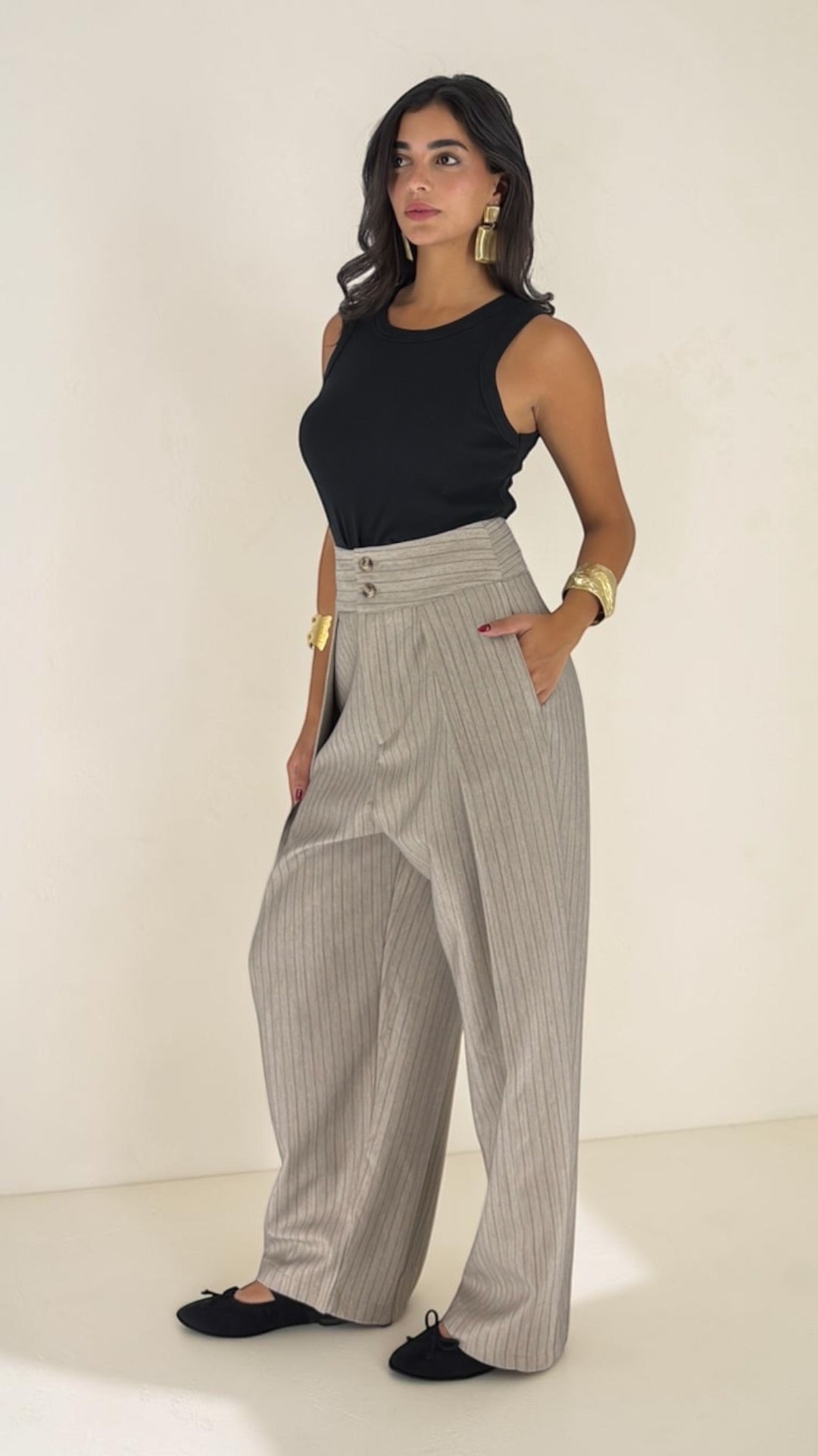 Jomard Pinstripe Pants