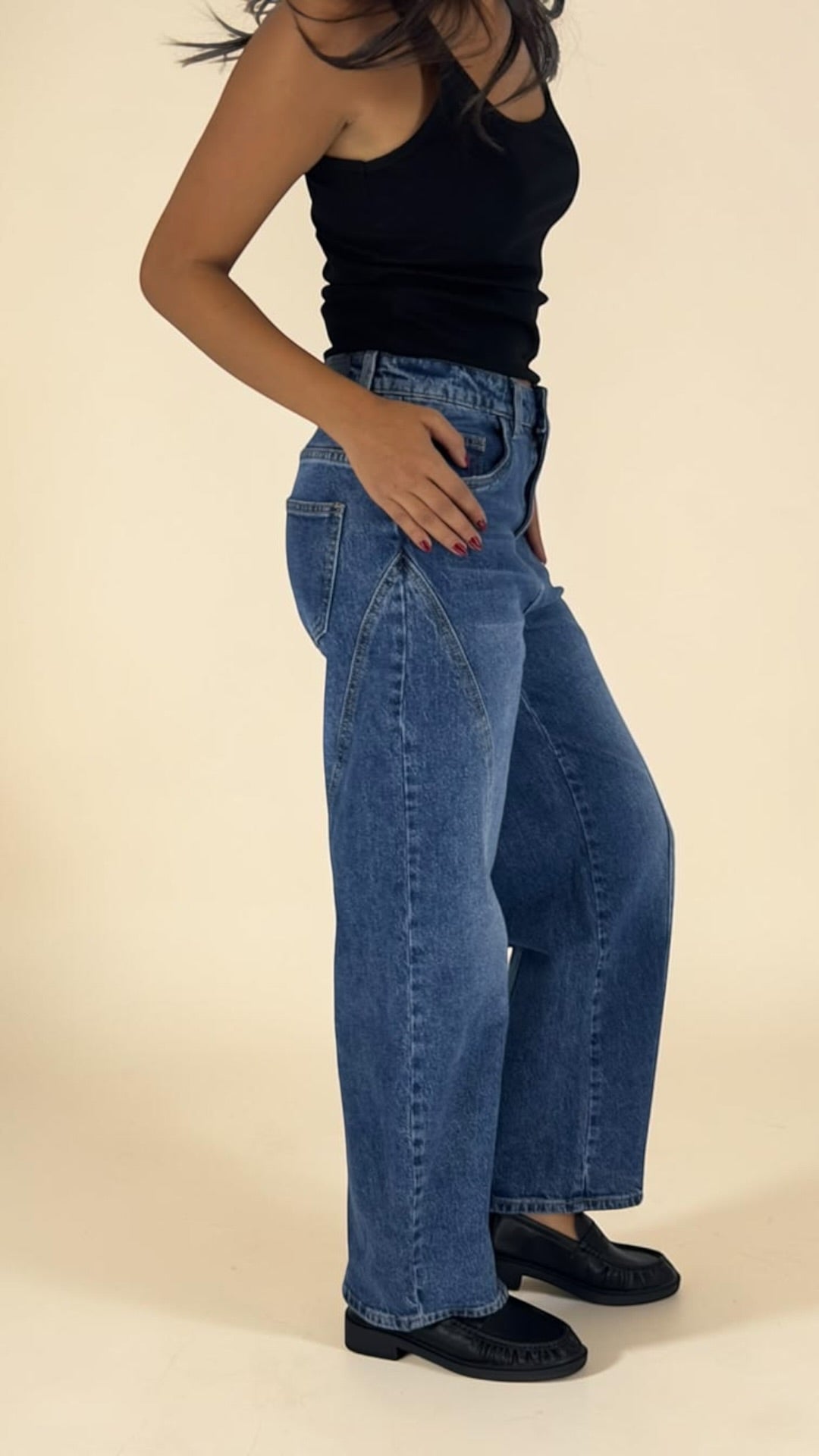 laura Blue Balloon Jeans