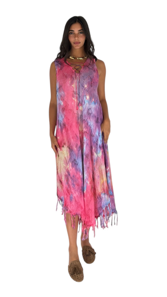 Rendar Purple/ Fuchsia Dress