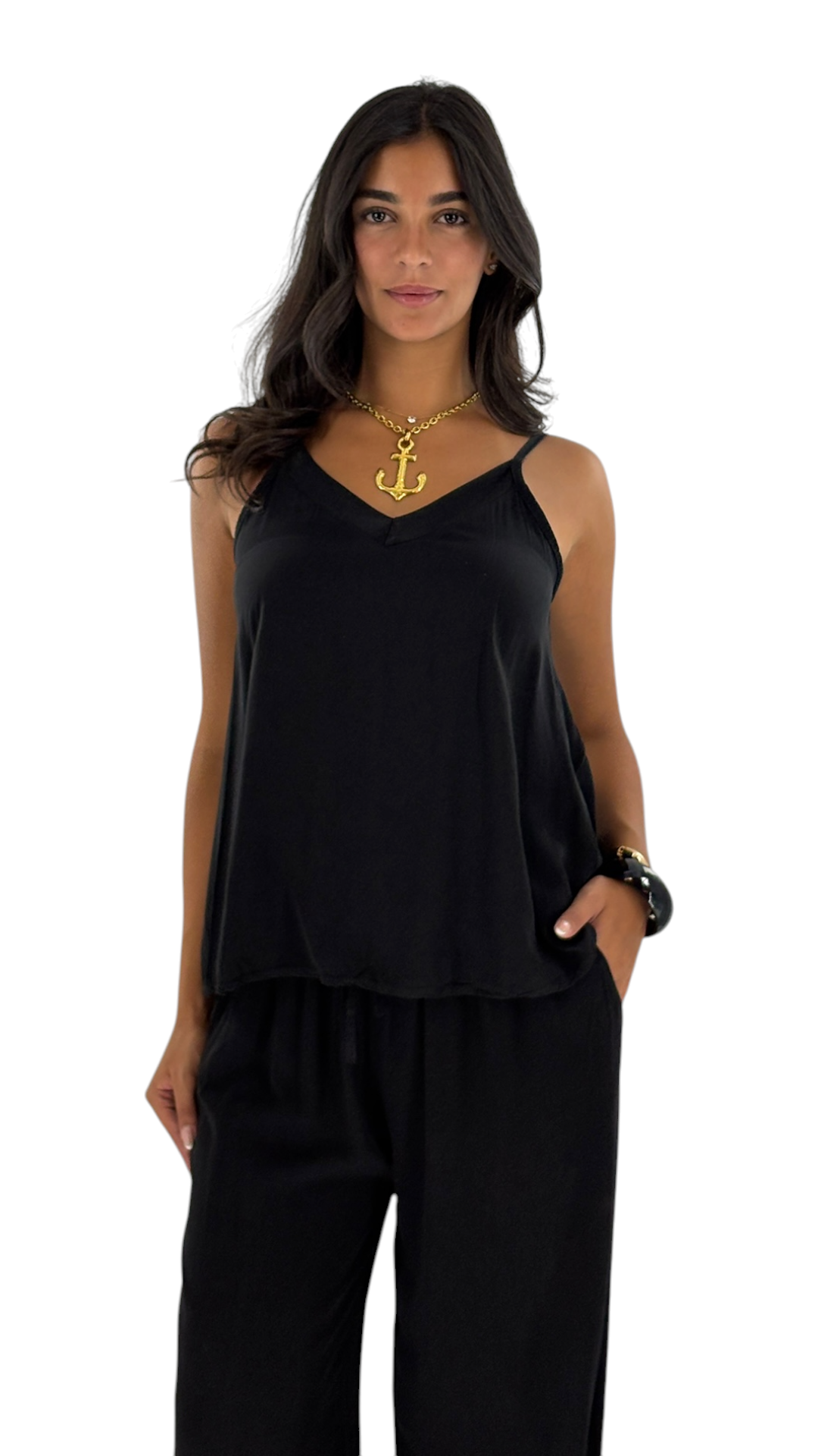 Darla Black Top