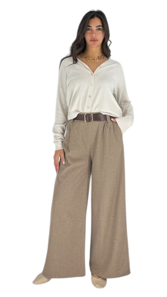 Aisha Camel Pants