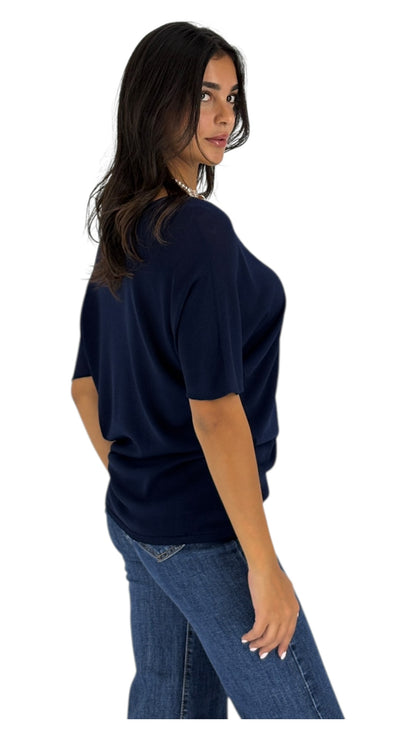 Besan Navy Top