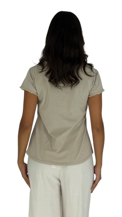Shadia Beige T-Shirt