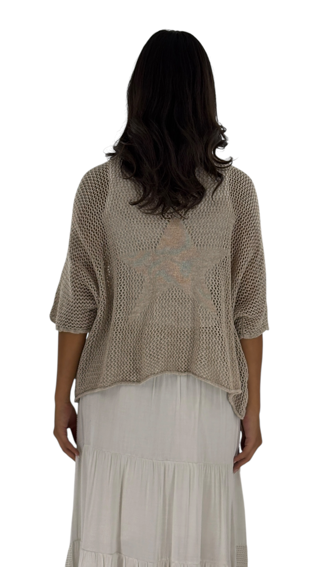 Star Taupe Cardigan