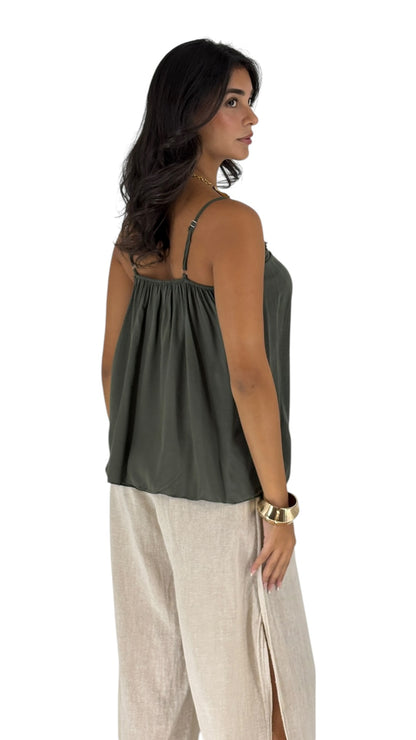 Blossom Kaki Top