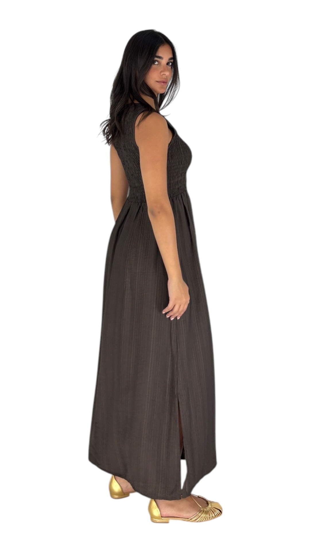 Leland Brown Dress