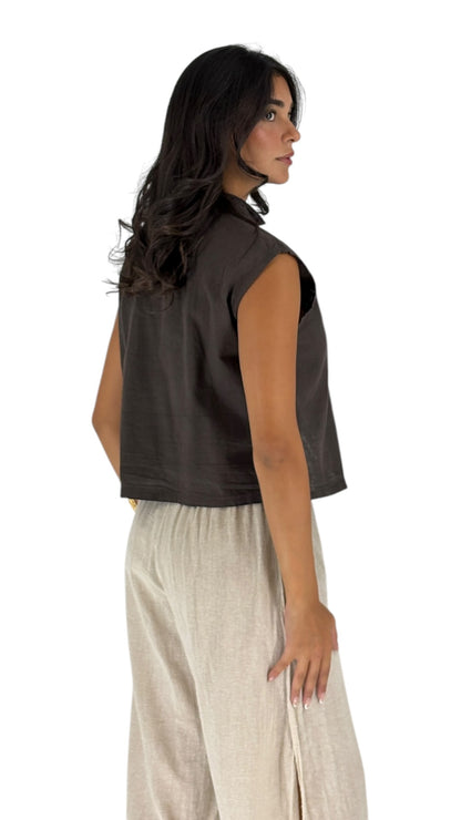 Himo Brown Top