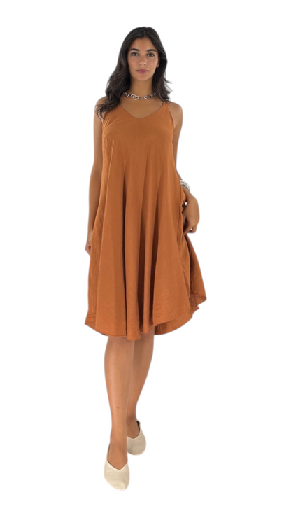 Lana Terracotta Dress