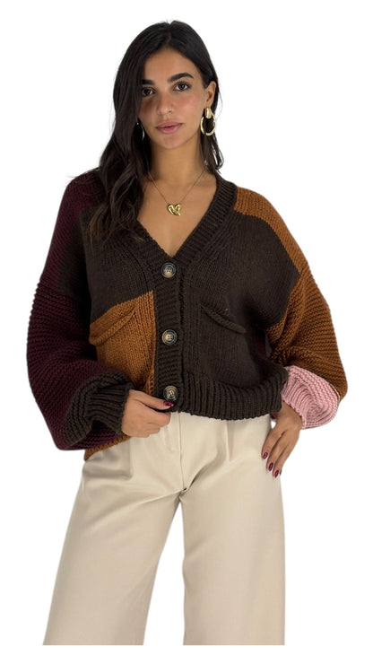 Velora Brown Cardigan