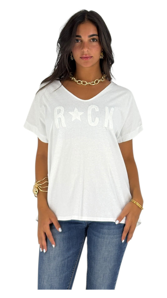 Rock White T-shirt