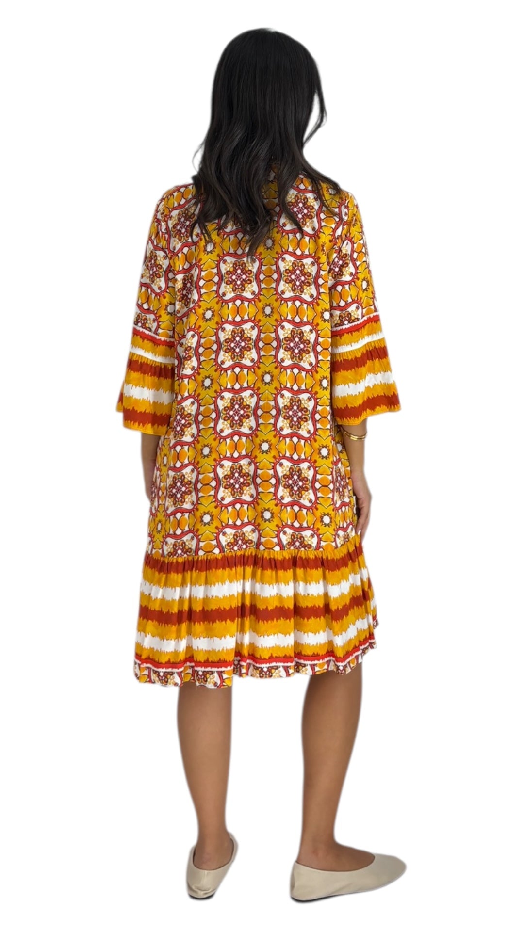 Cady Orange Dress