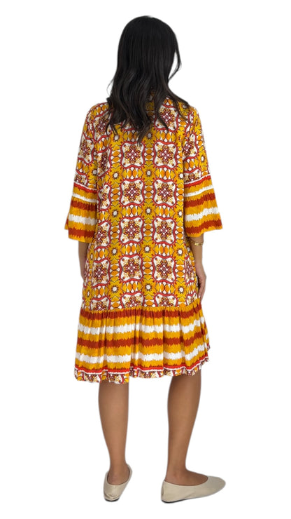 Cady Orange Dress