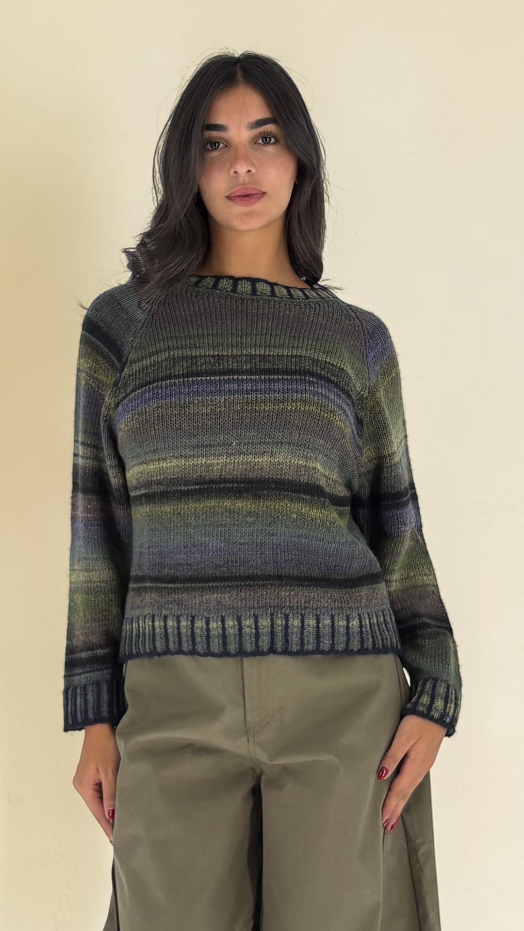Layan Green Sweater