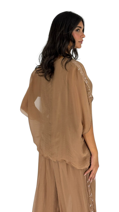 Alia Camel Top