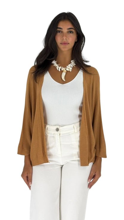 Jihan Caramel Cardigan