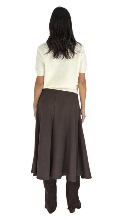 Renata Brown Skirt