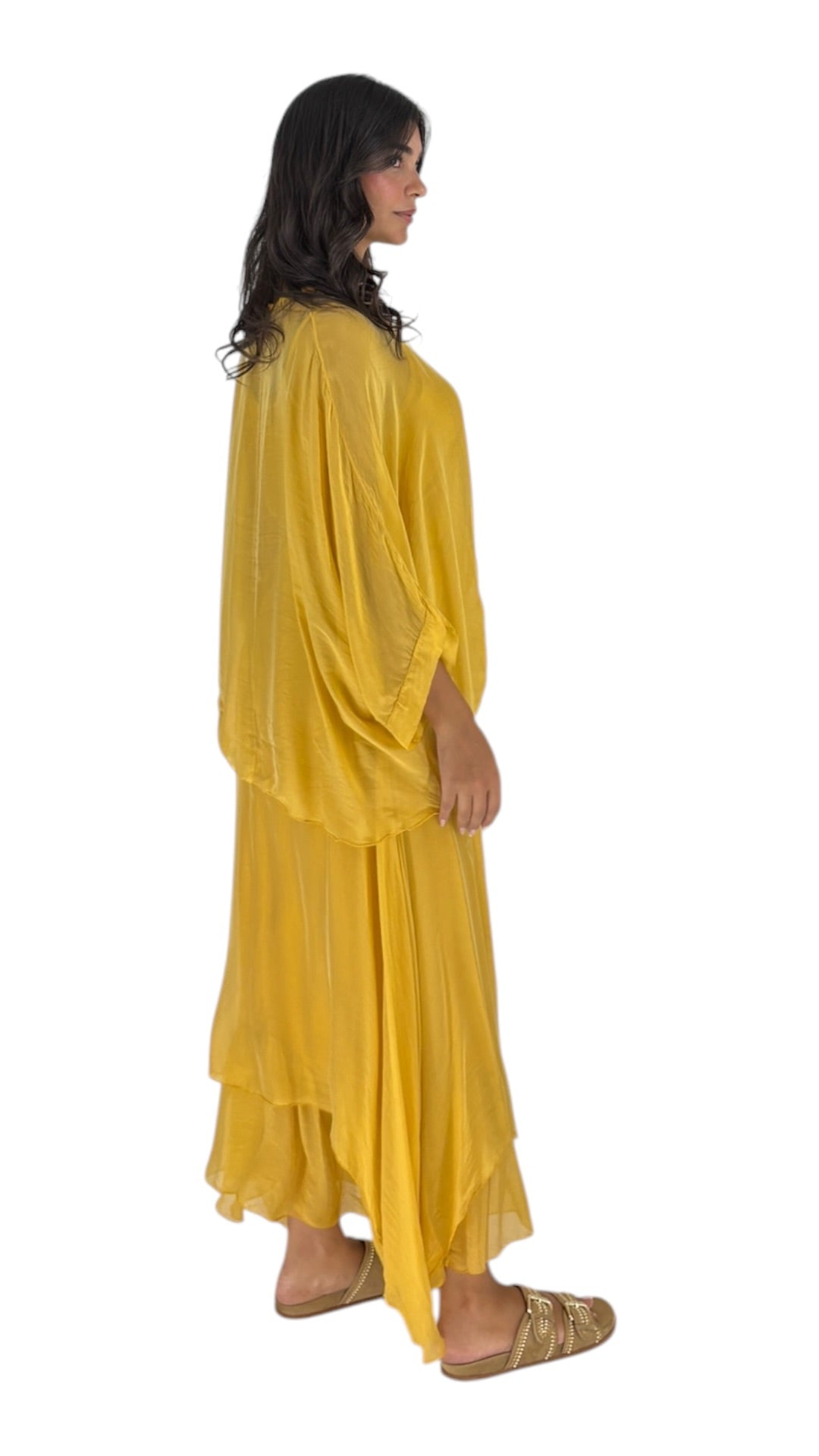Mena Mustard skirt