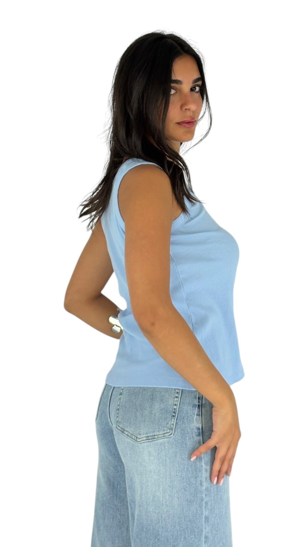 Eliana Blue Top