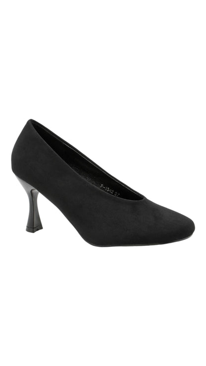 Faux Suede Stiletto Heels