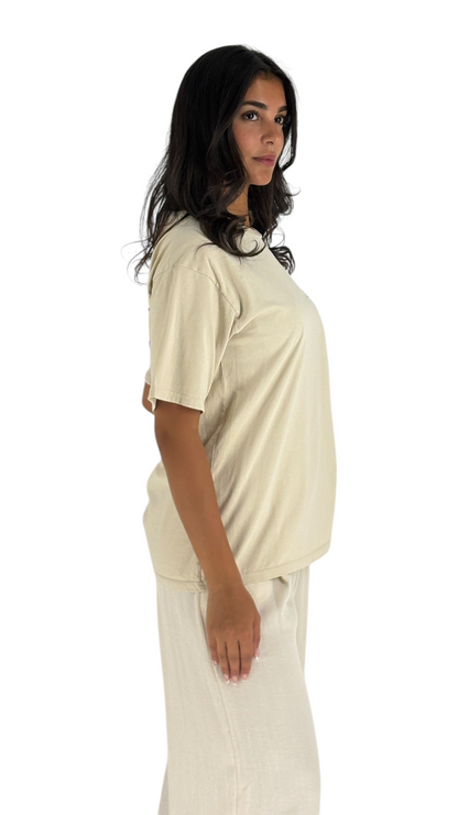 Genaf Beige T-shirt