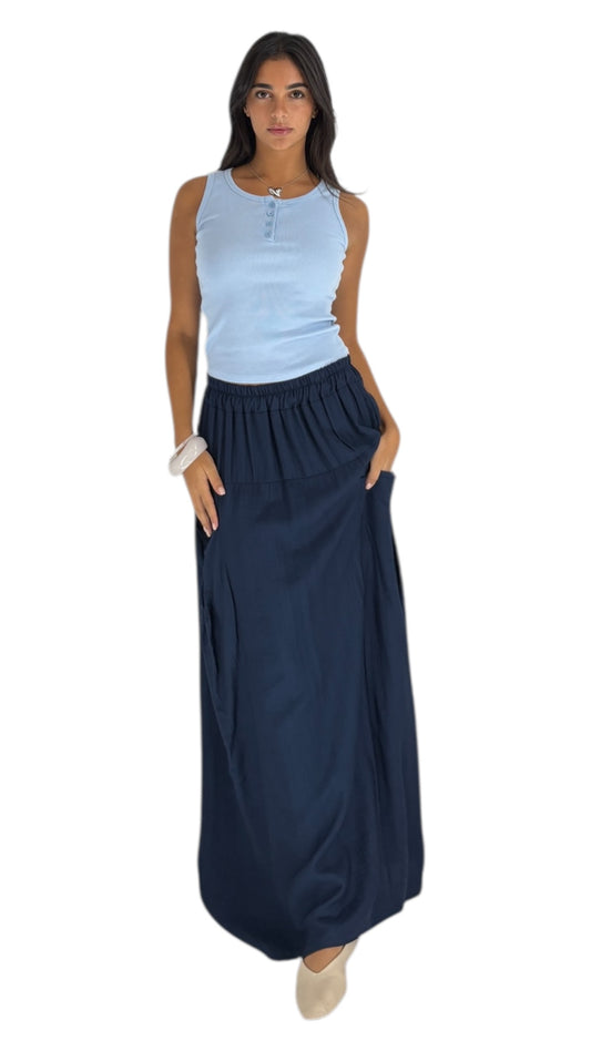 Betty Navy Skirt