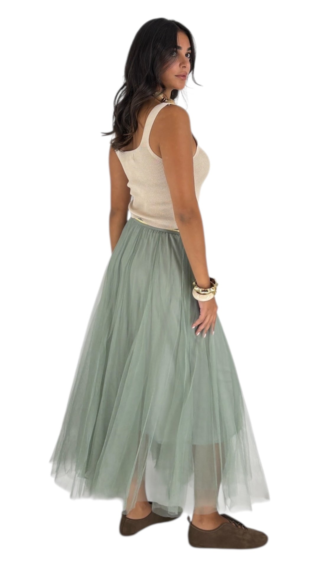 Addison Green Skirt