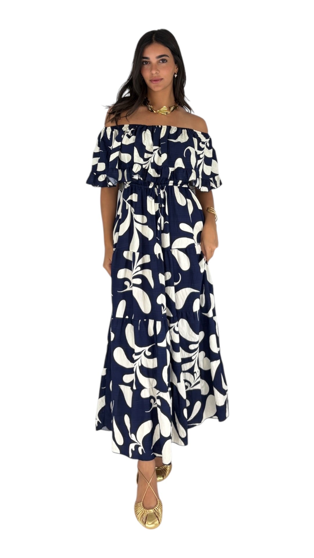 Sabrin Navy Dress