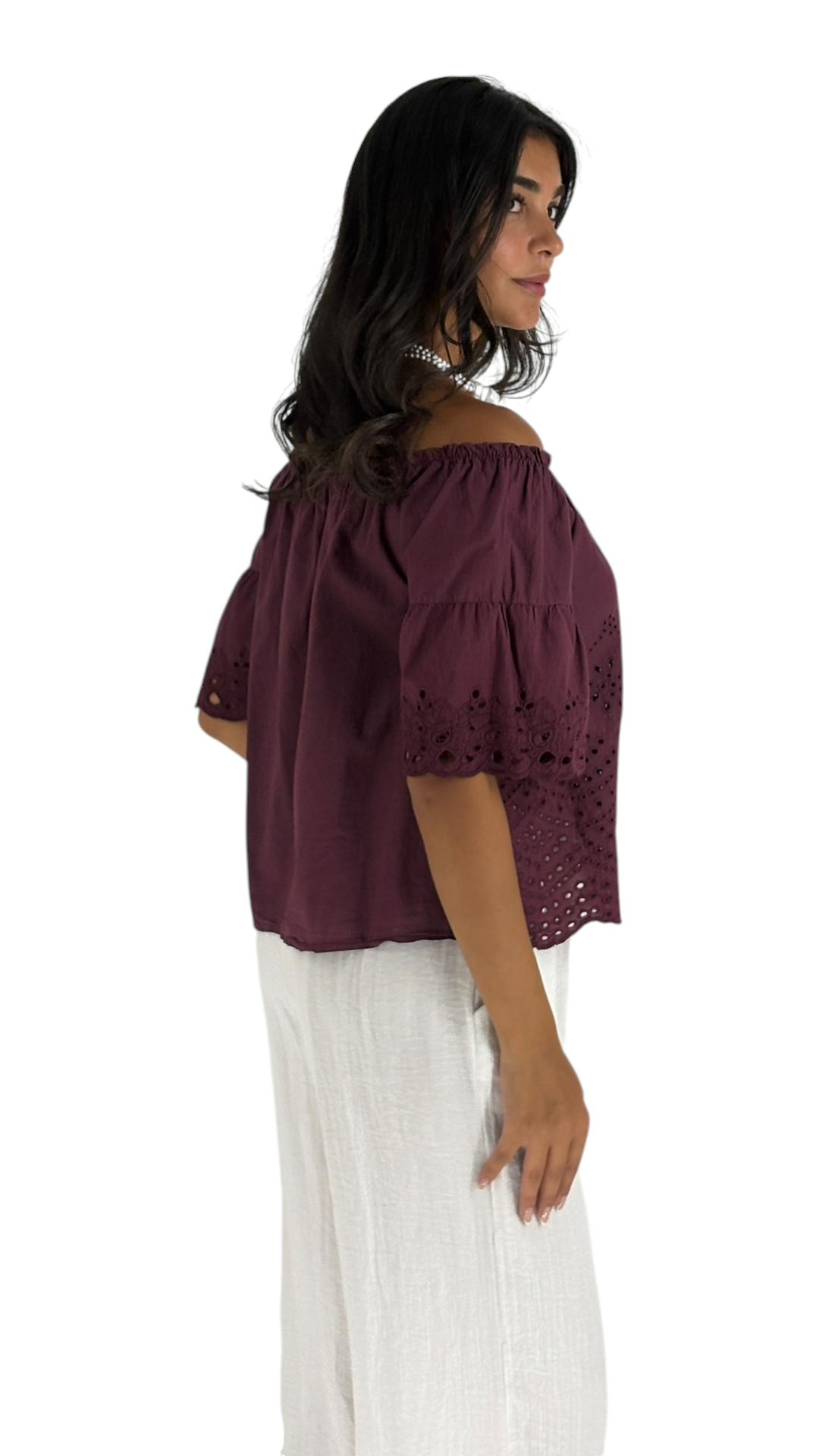 Emrys Dark Cherry Top