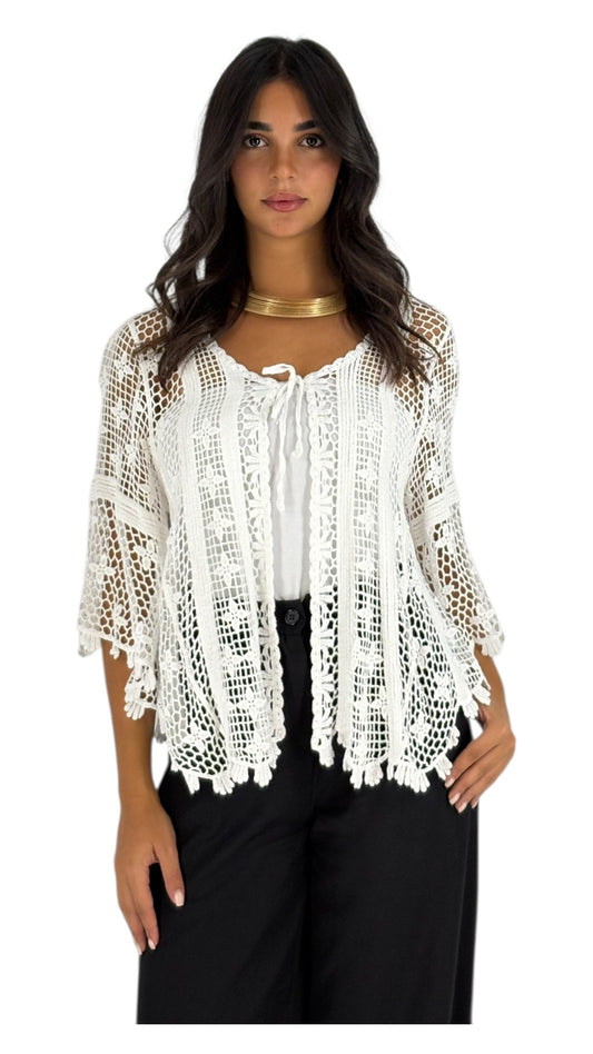 Alana White Cardigan