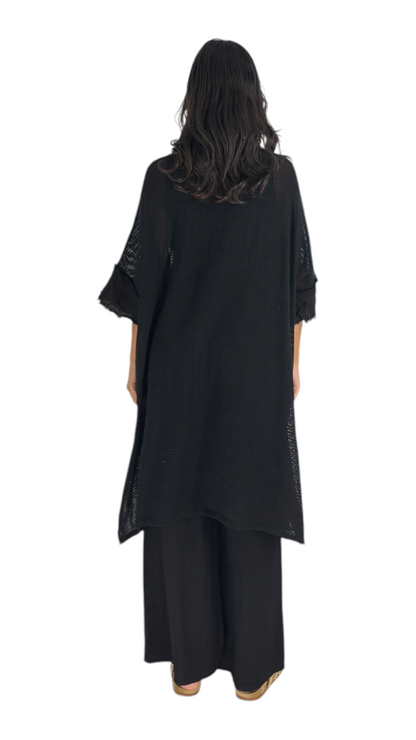 Noor Black Cardigan