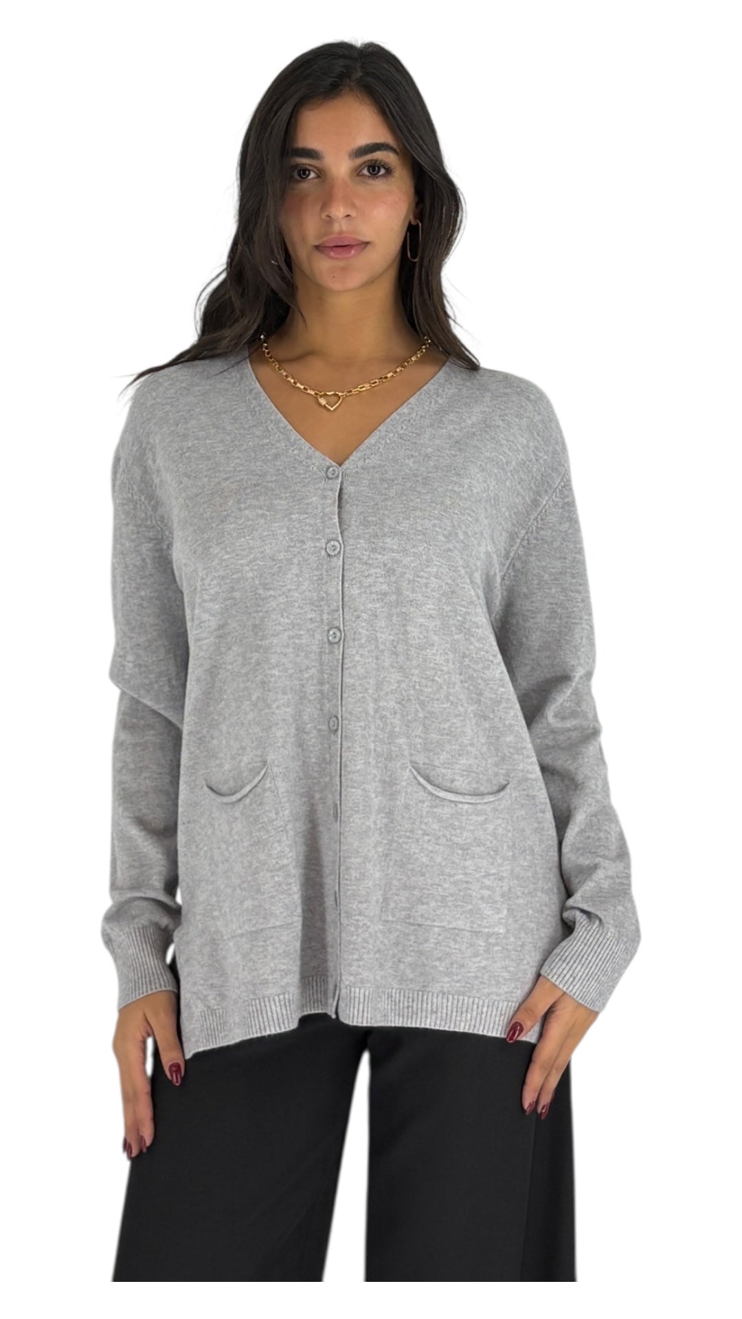 Mircel Grey Cardigan