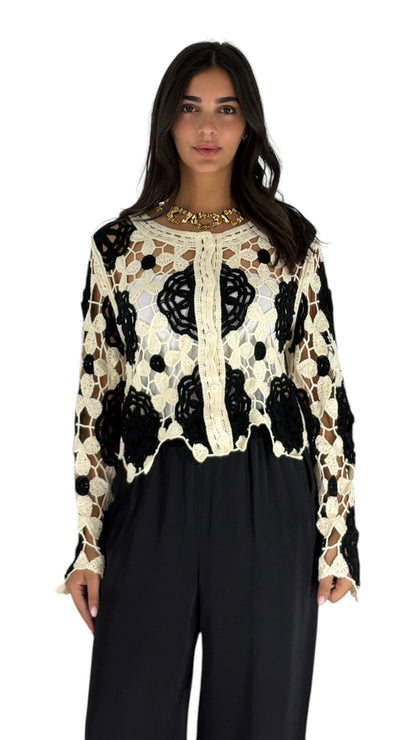 Melisa Black Cardigan