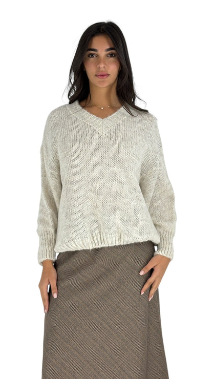 Nazli Beige Sweater