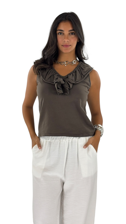 Jones Brown Top